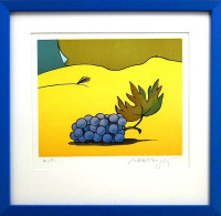 Josef Velčovský - Vinobraní - grafika